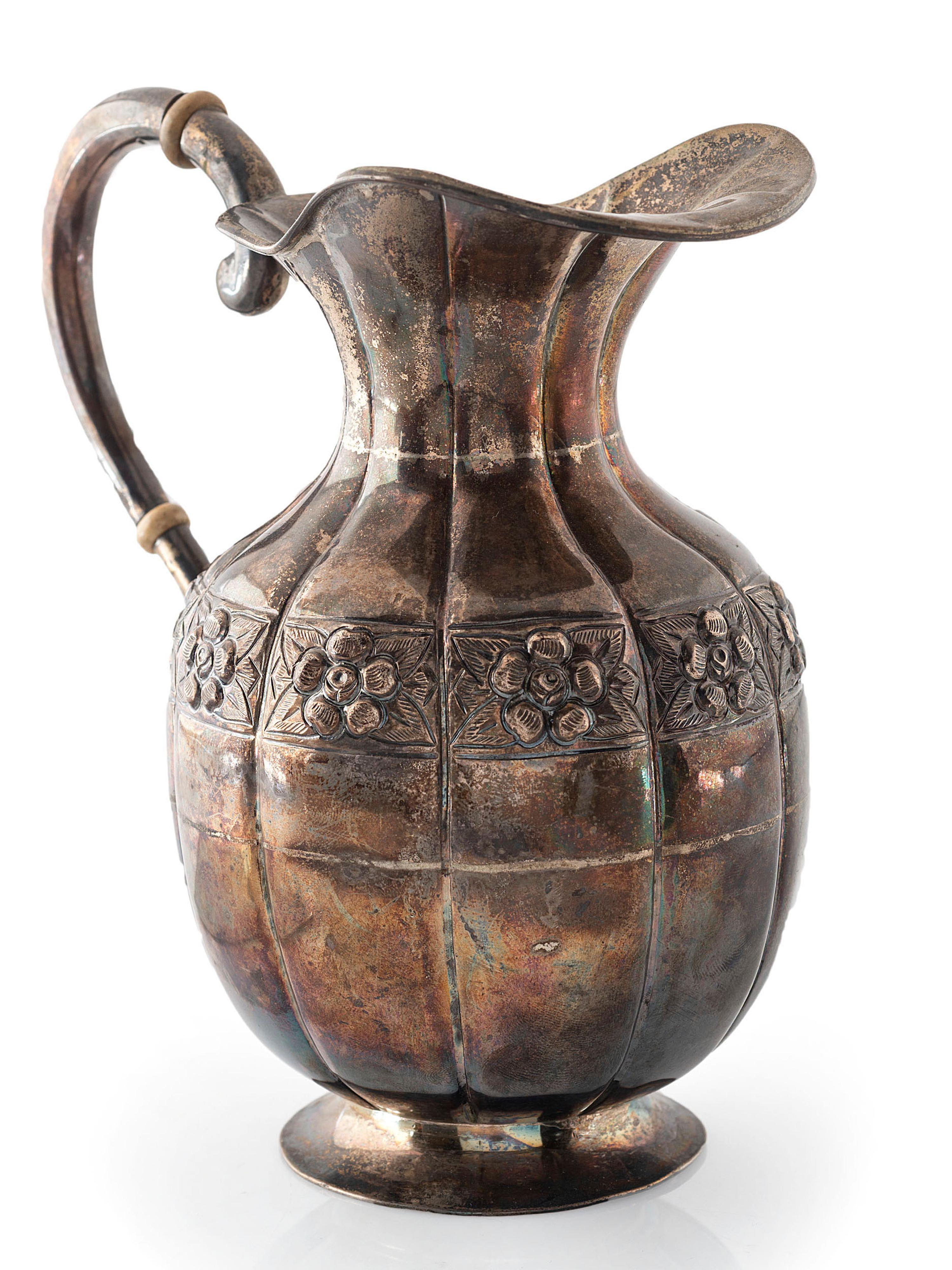 Mexican Sterling Silver Pitcher