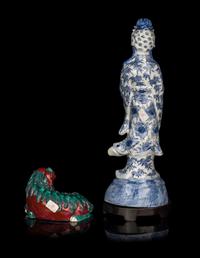 Two Chinese Porcelain Figures