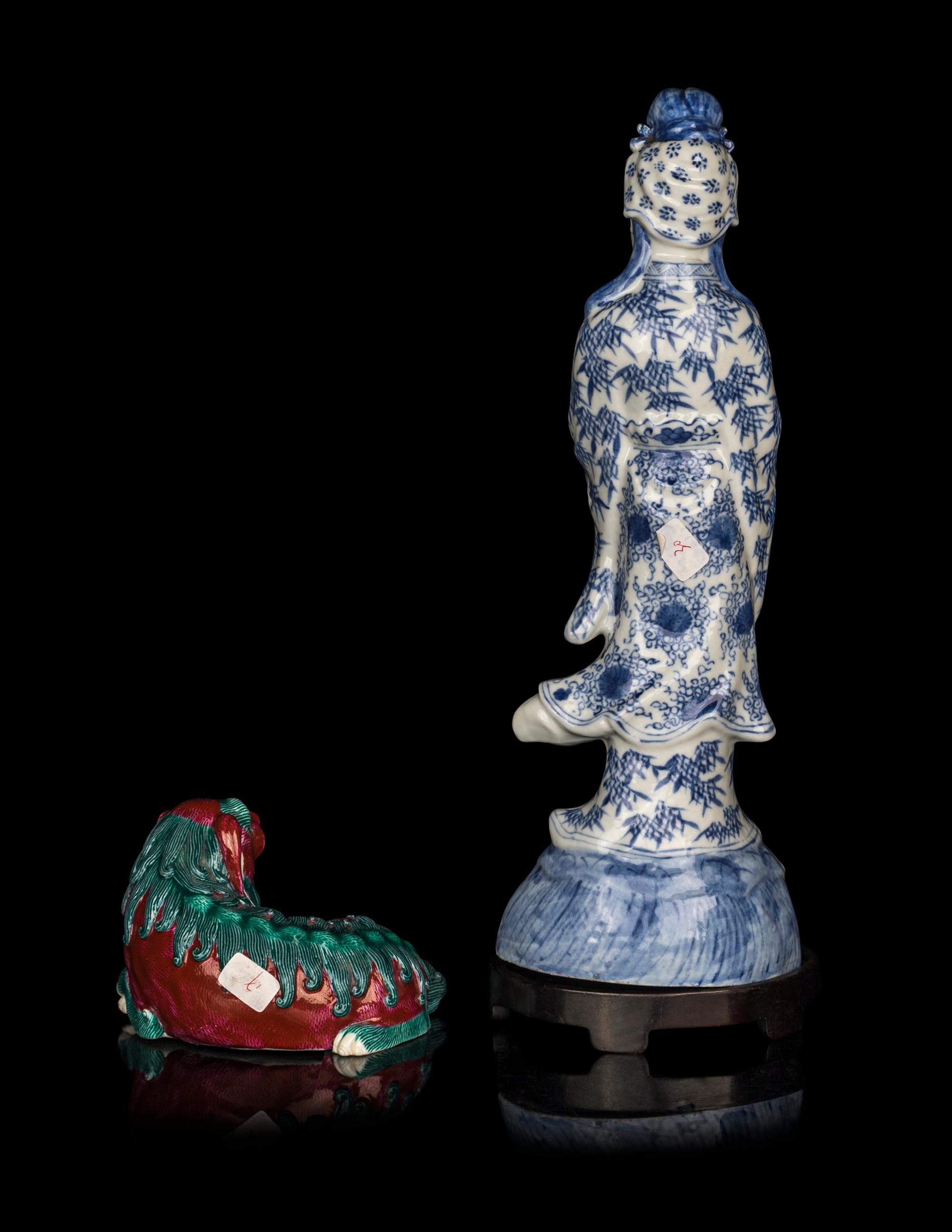 Two Chinese Porcelain Figures