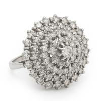 Diamond and White Gold Ring