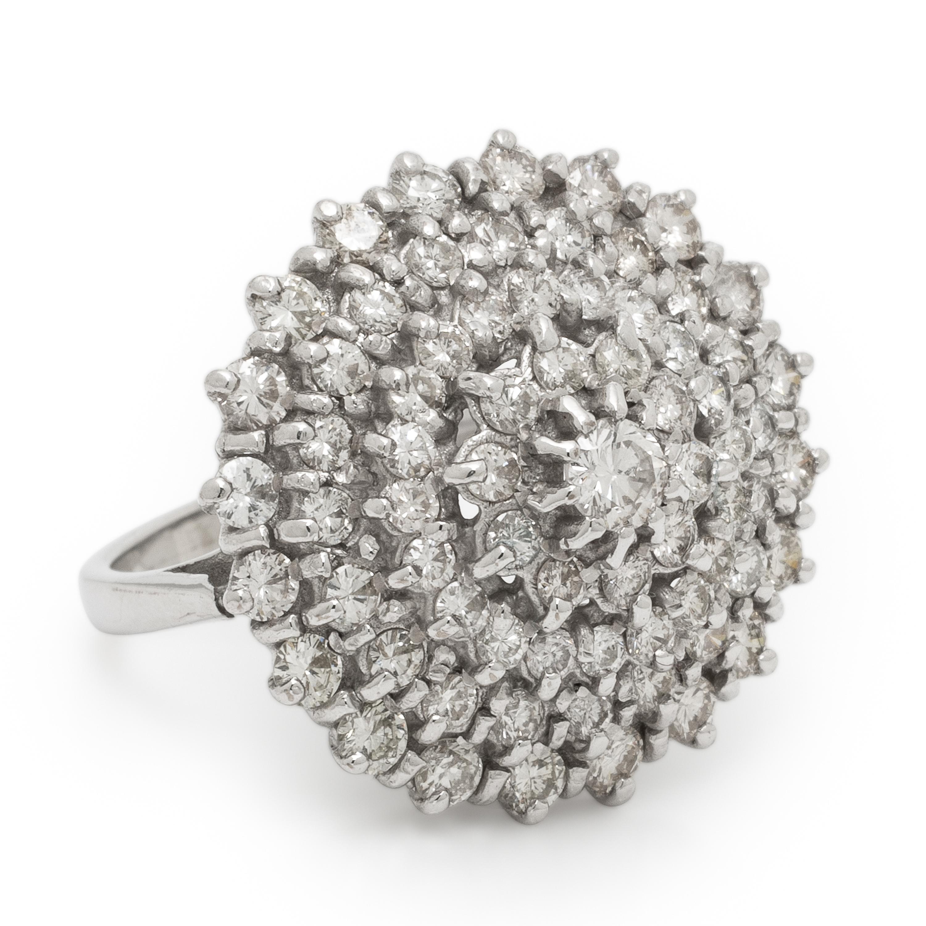 Diamond and White Gold Ring