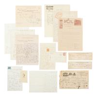 [EARLY PHOTOGRAPHY]. Collection of photographic supply billheads and correspondence.