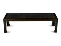 An Ebonized and Parcel Gilt Japonesque Cocktail Table