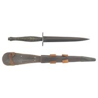 "Beaded & Ringed" Grip 2nd Pattern Fairbairn-Sykes Commando Knife with British Military Inspection Mark