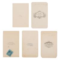 [Early Photography] Group of 19 Photographs of Quakers, incl. Lucretia Mott and Brigflatts Meeting House.