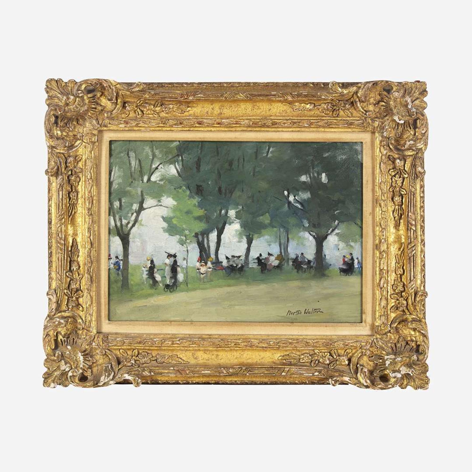Martha Walter (American, 1875–1976) Promenade au Jardin des Tuileries