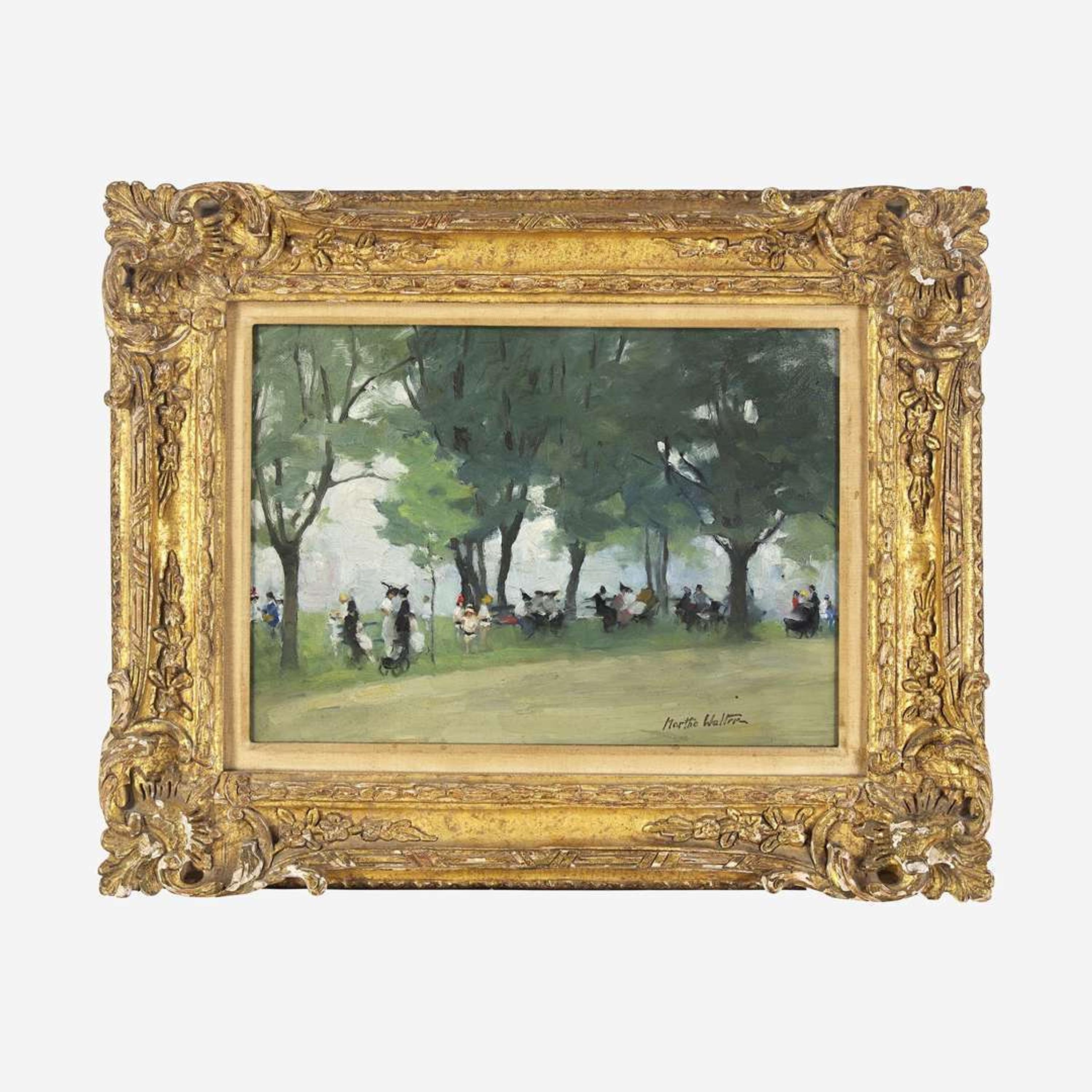 Martha Walter (American, 1875–1976) Promenade au Jardin des Tuileries