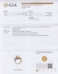 An Edwardian Platinum Topped Gold, Natural Pearl and Diamond Ring, Tiffany & Co., 5.40 dwts.