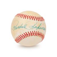 A Rachel Robinson Single Signed Autograph Baseball (JSA)