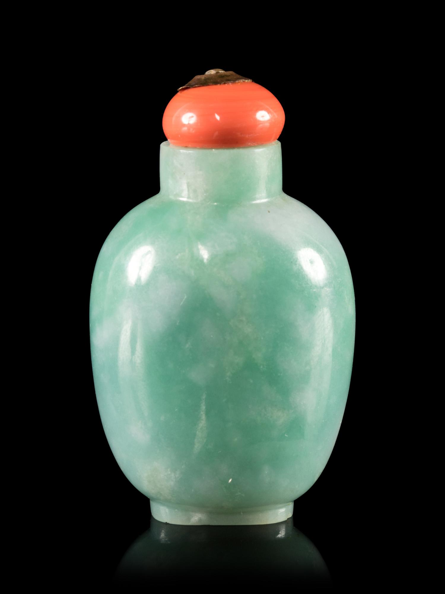 A Jadeite Snuff Bottle
