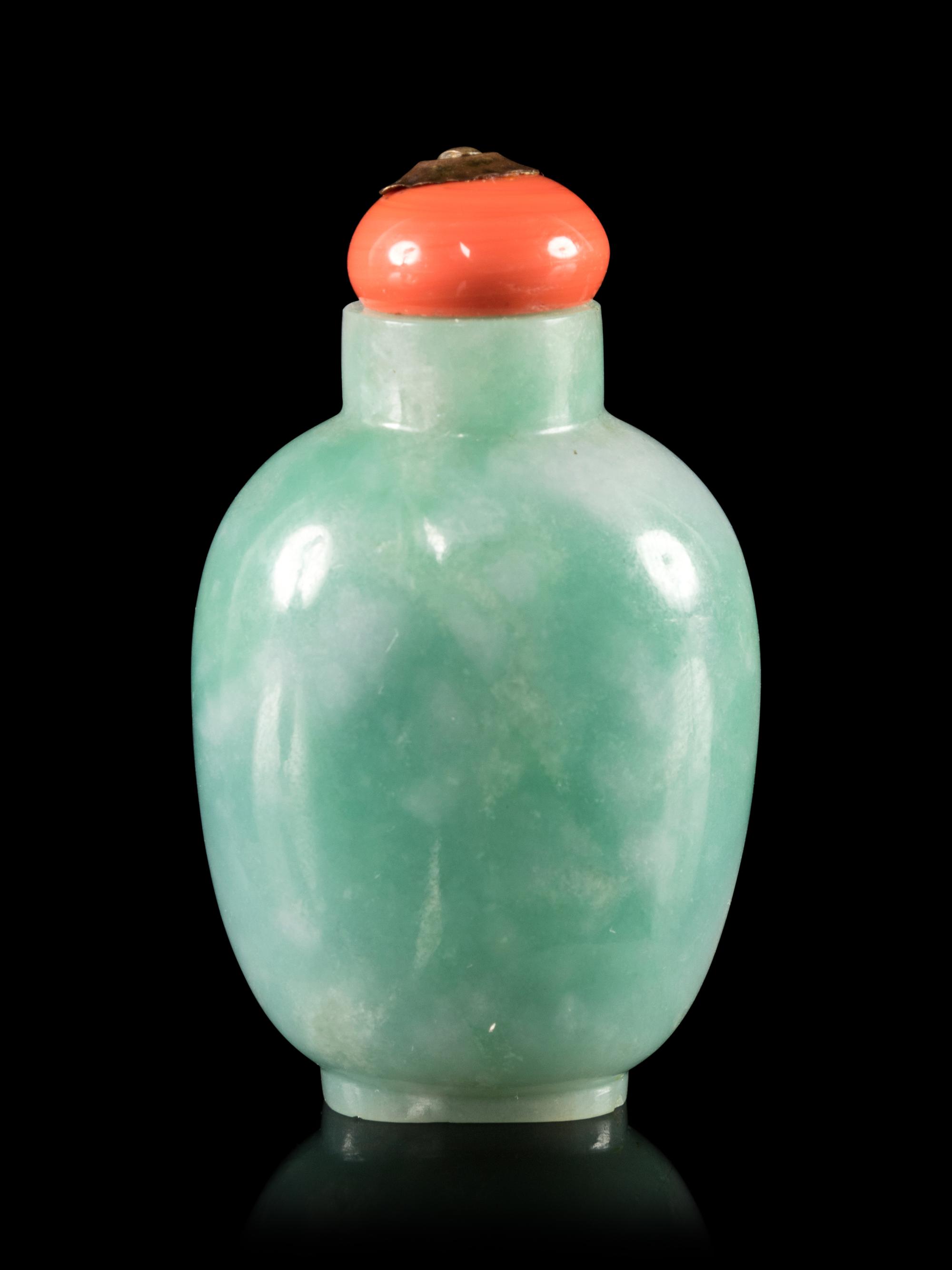 A Jadeite Snuff Bottle