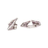 WHITE GOLD AND RUBY CUFFLINKS