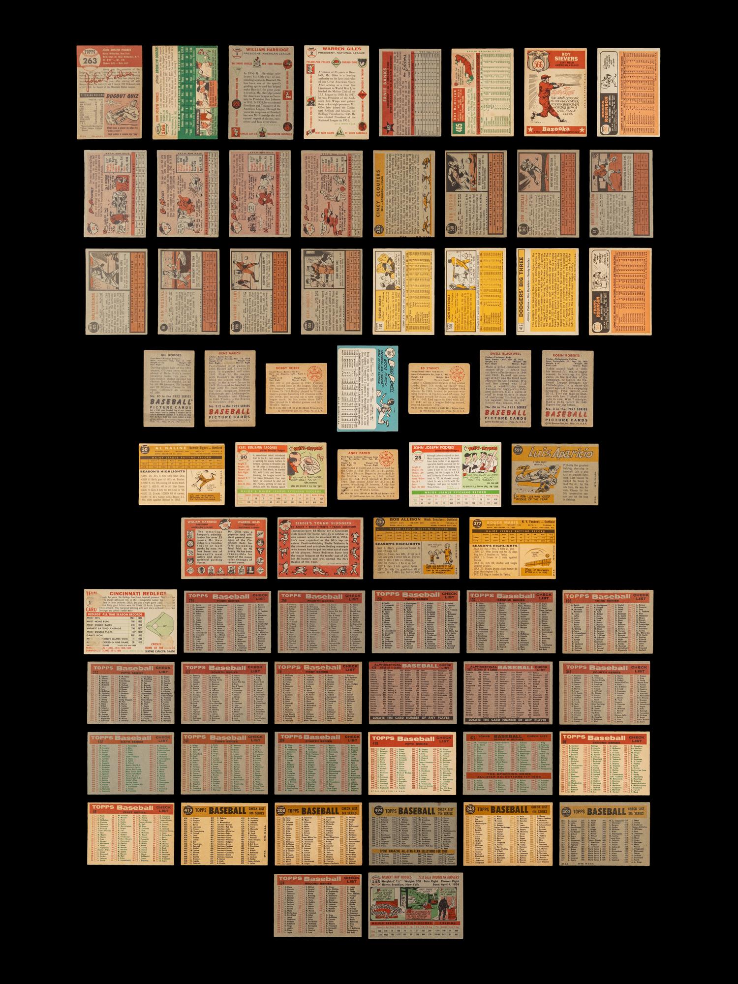 A Group of Over 60 Assorted 1950s-60s Baseball Cards Including Multiple Hall of Famers and Notables,