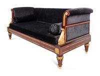 A Clive Christian Painted and Parcel Gilt Sofa