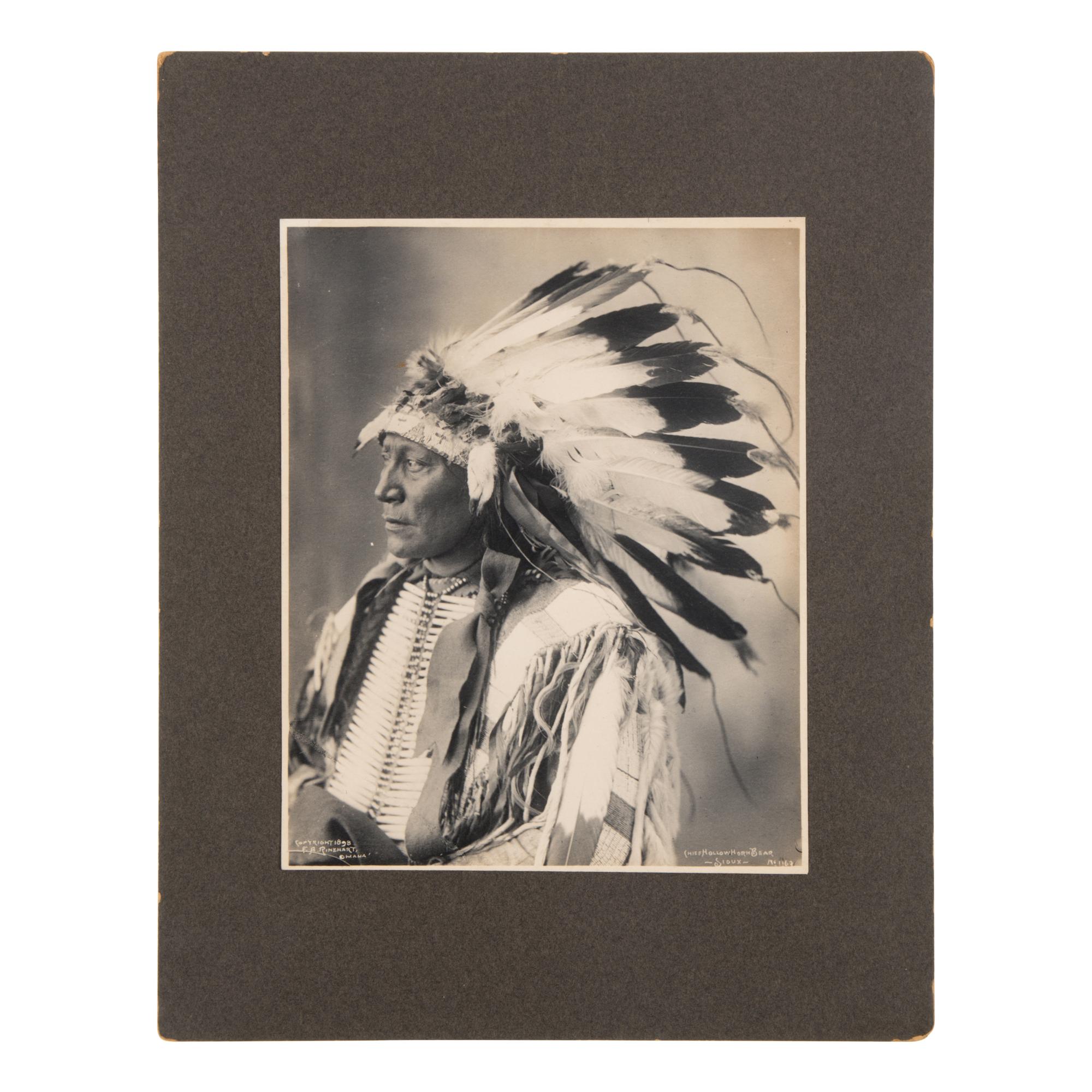 Frank A. Rinehart (American, 1861-1928) — Studio Portrait of Sioux Leaders