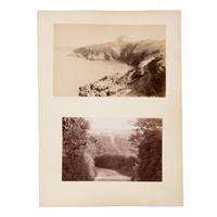 [Chicago Fire]. A collection of approx. 80 CDVs, cabinet cards, albumen prints, and glass slides taken after the Chicago Fire of 1871.