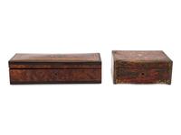 Two French Boulle Marquetry Table Caskets