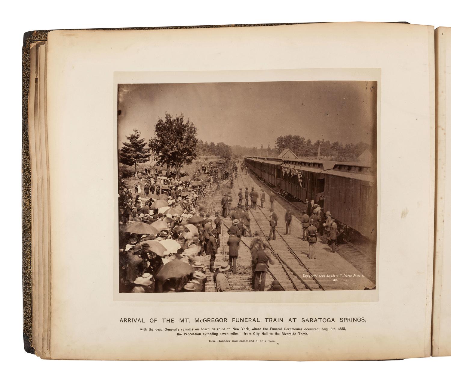 [GRANT, Ulysses S. (1822-1885)]. Photo album commemorating U.S. Grant. Boston: Wm. H. Allen, [1886].
