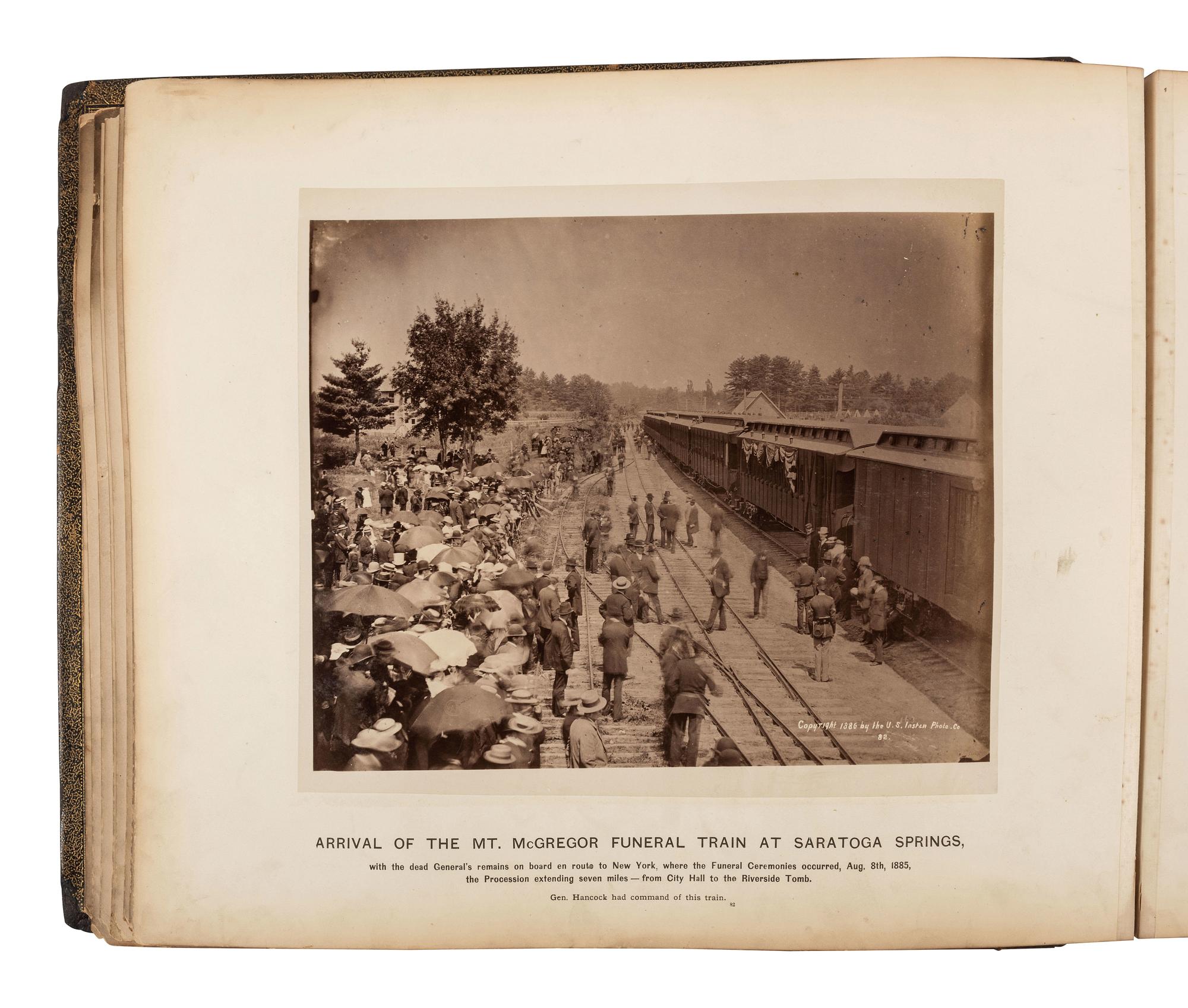 [GRANT, Ulysses S. (1822-1885)]. Photo album commemorating U.S. Grant. Boston: Wm. H. Allen, [1886].
