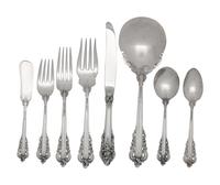 An American Silver Flatware Service