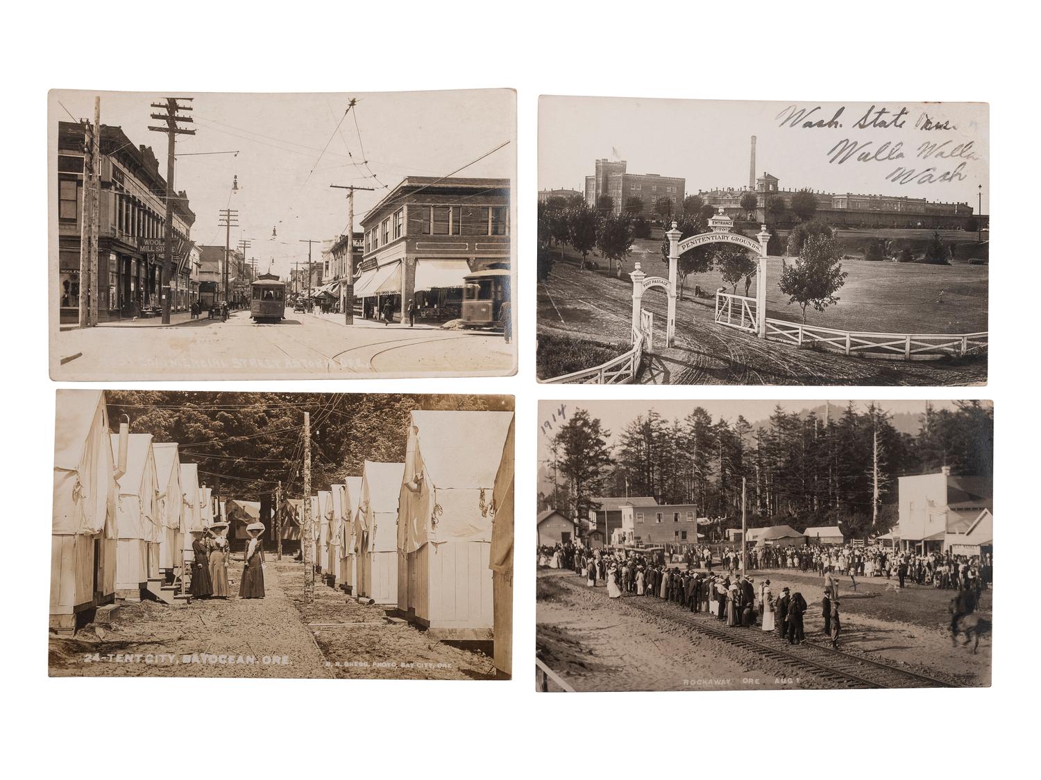[WESTERN AMERICANA]. A group of 153 RPPCs and photographs of the American West.