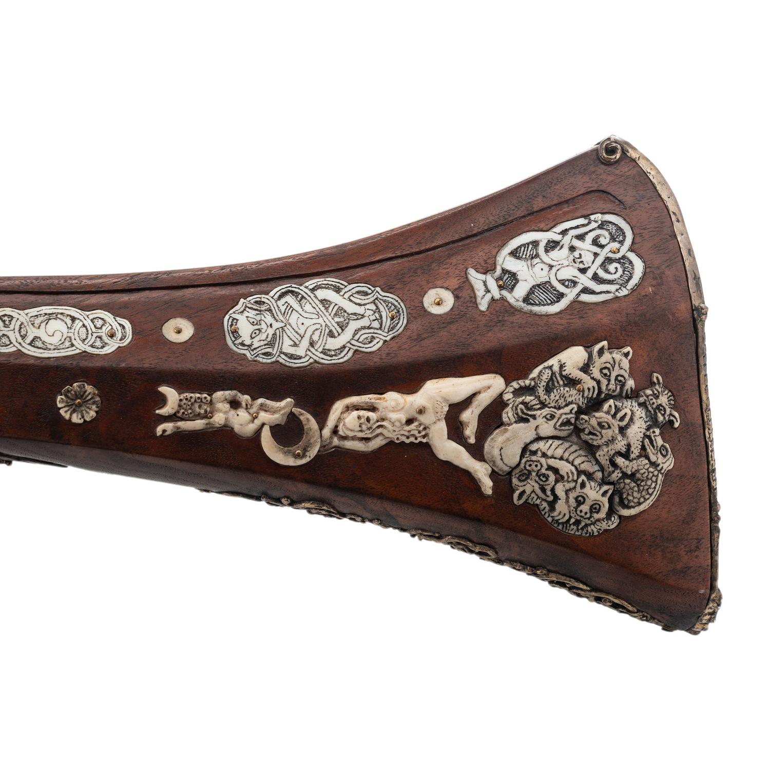 Contemporary Dutch-Style Flintlock Snaphaunce Musket