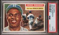 A 1956 Topps Jackie Robinson Baseball Card No. 30 (PSA 4 VG-EX) from The Collection of David Eisenhower