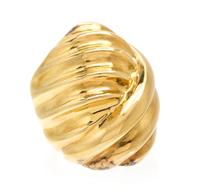 An 18 Karat Yellow Gold Ring, Italy, 10.90 dwts.