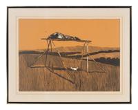 Sioux Burial at Moose River , edition 93/100