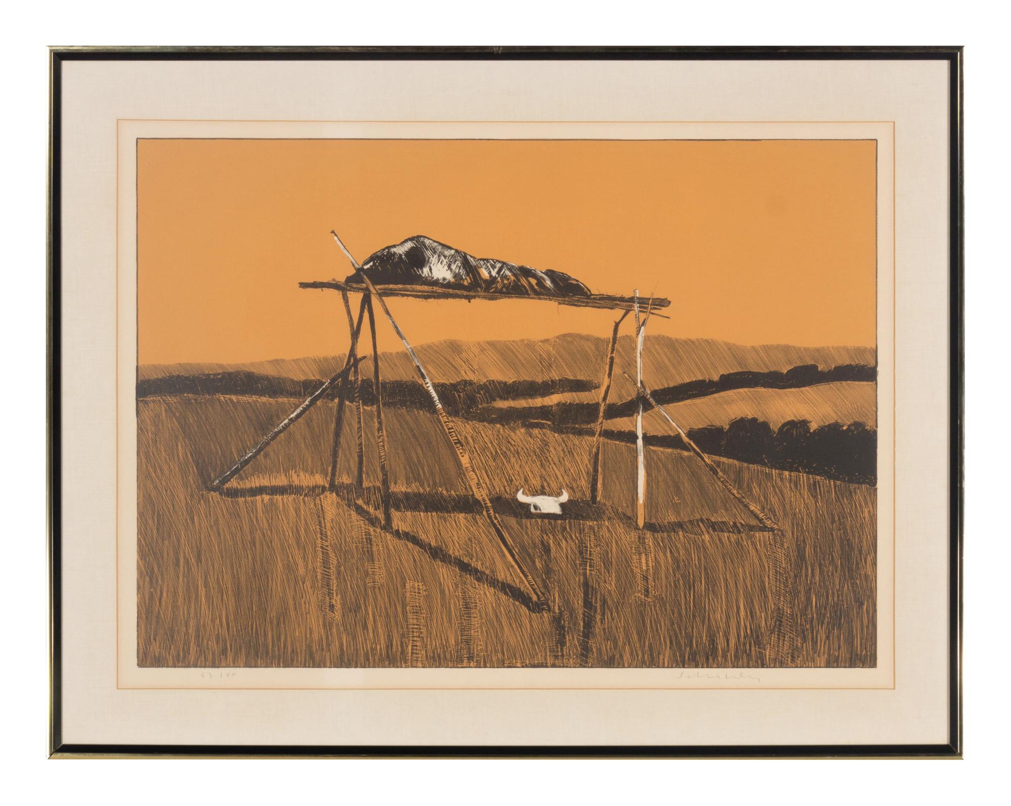 Sioux Burial at Moose River , edition 93/100