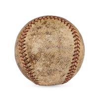 A 1934 Cincinnati Reds Team Signed Autograph Baseball Featuring Chick Hafey (PSA Letter of Authenticity),