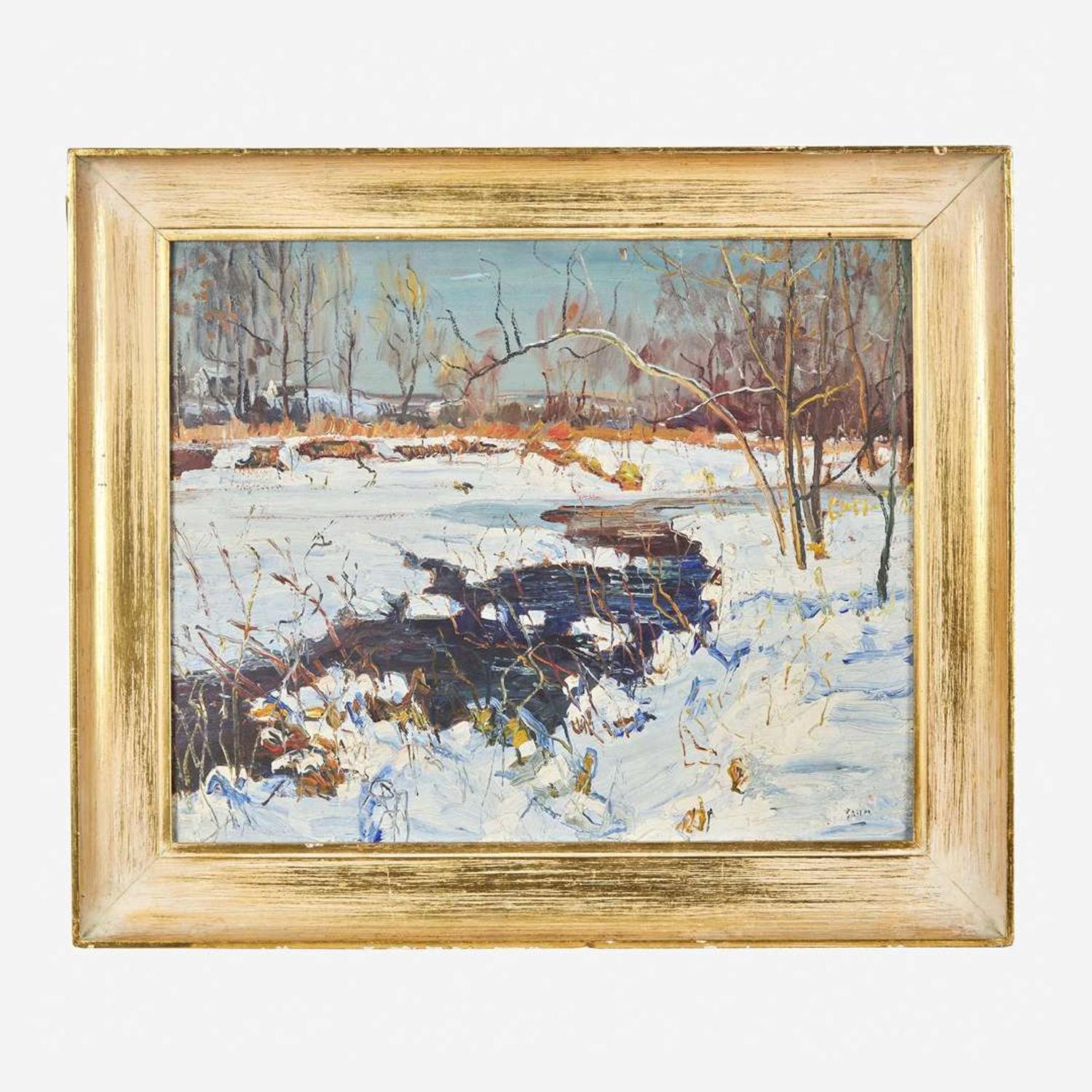 Walter Emerson Baum (American, 1884–1956) Snowed Creek