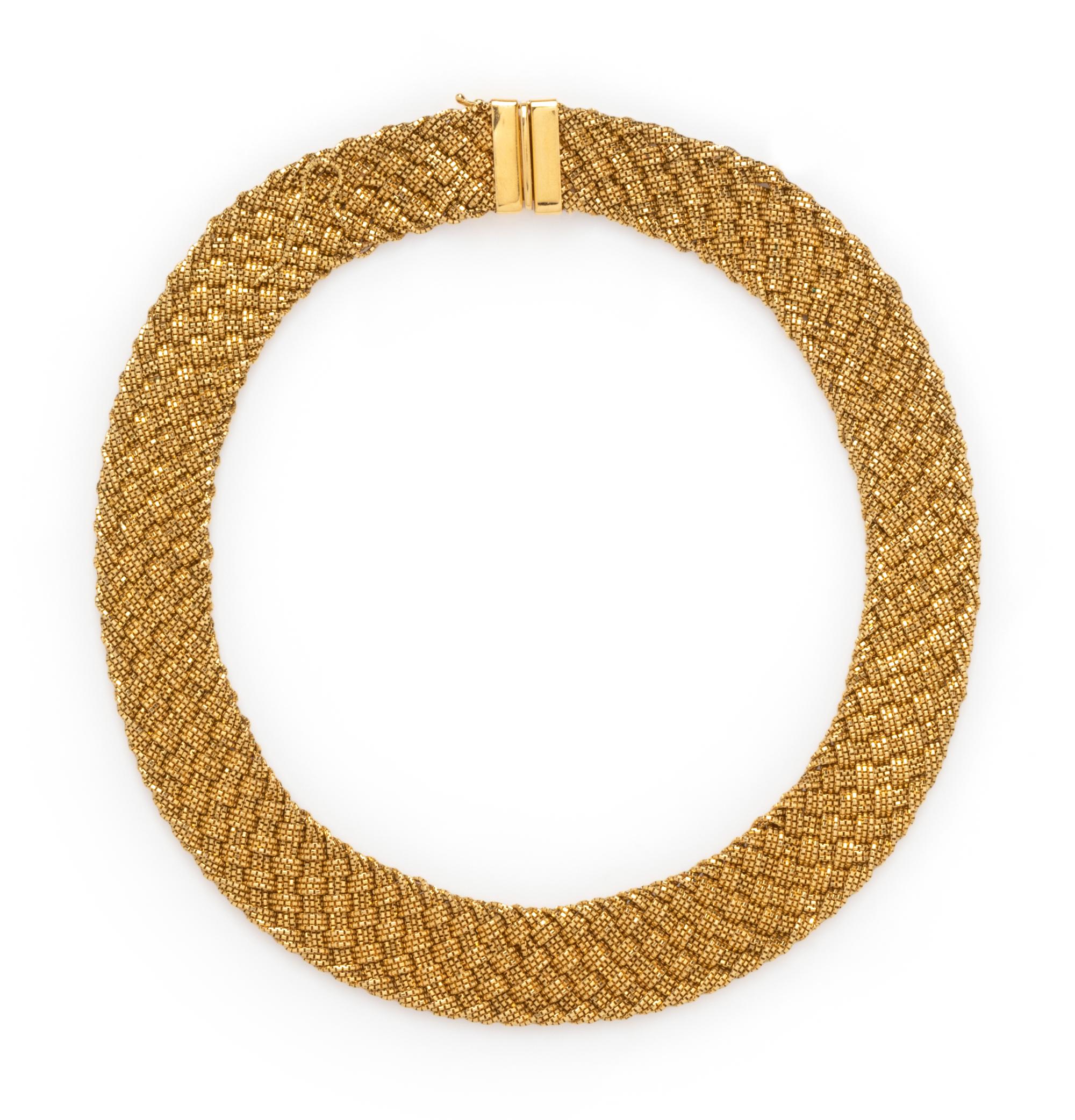 YURI ICHIHASHI, YELLOW GOLD NECKLACE