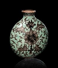 Two Chinese Porcelain Snuff Bottles