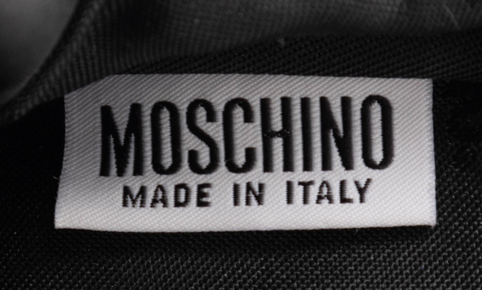 Moschino Leather Boxing Glove Frame Bag