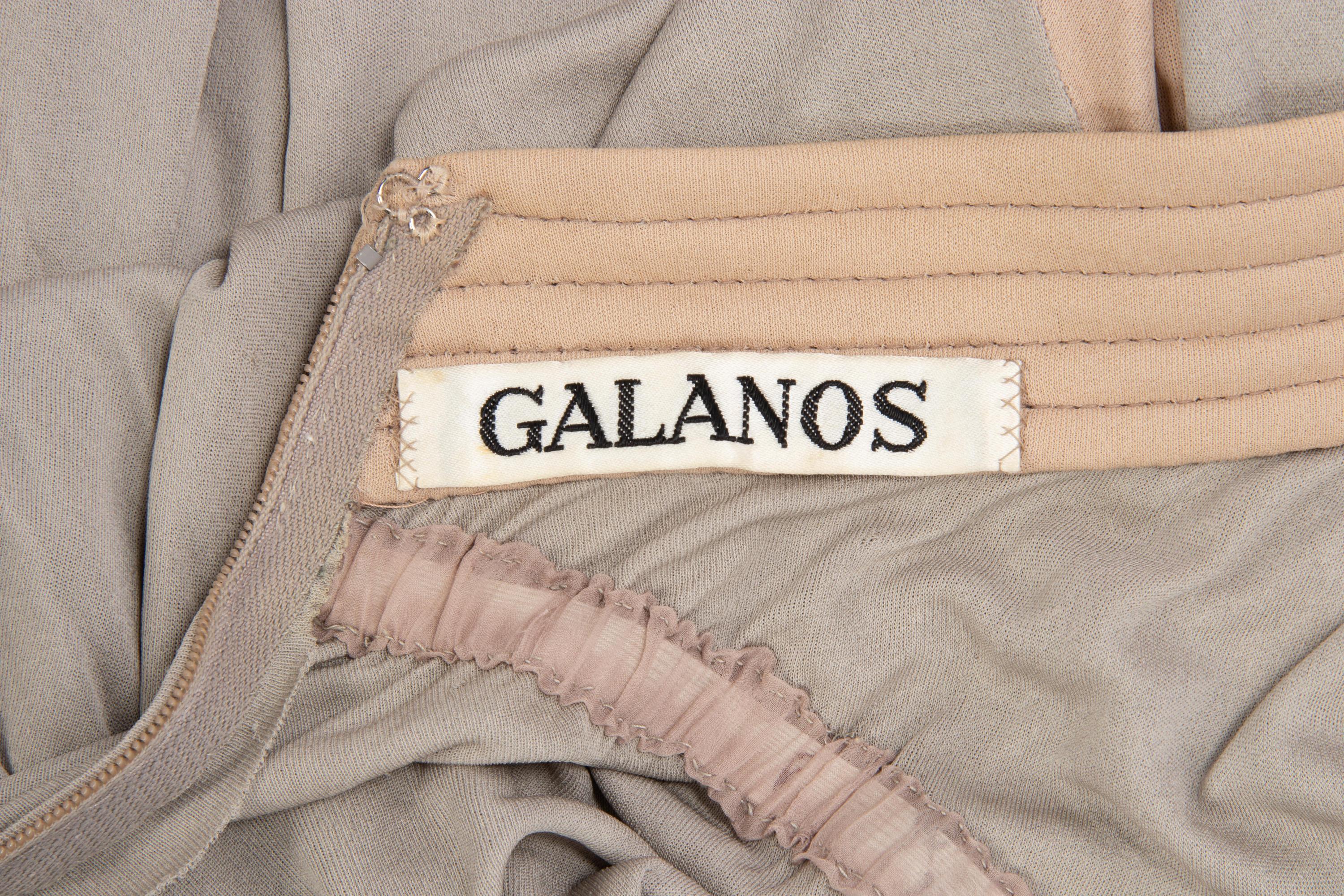 Four Vintage Designer Evening Dresses; One Galanos, One McFadden, One Sarmi, One Sam Carlin, 1970-90s
