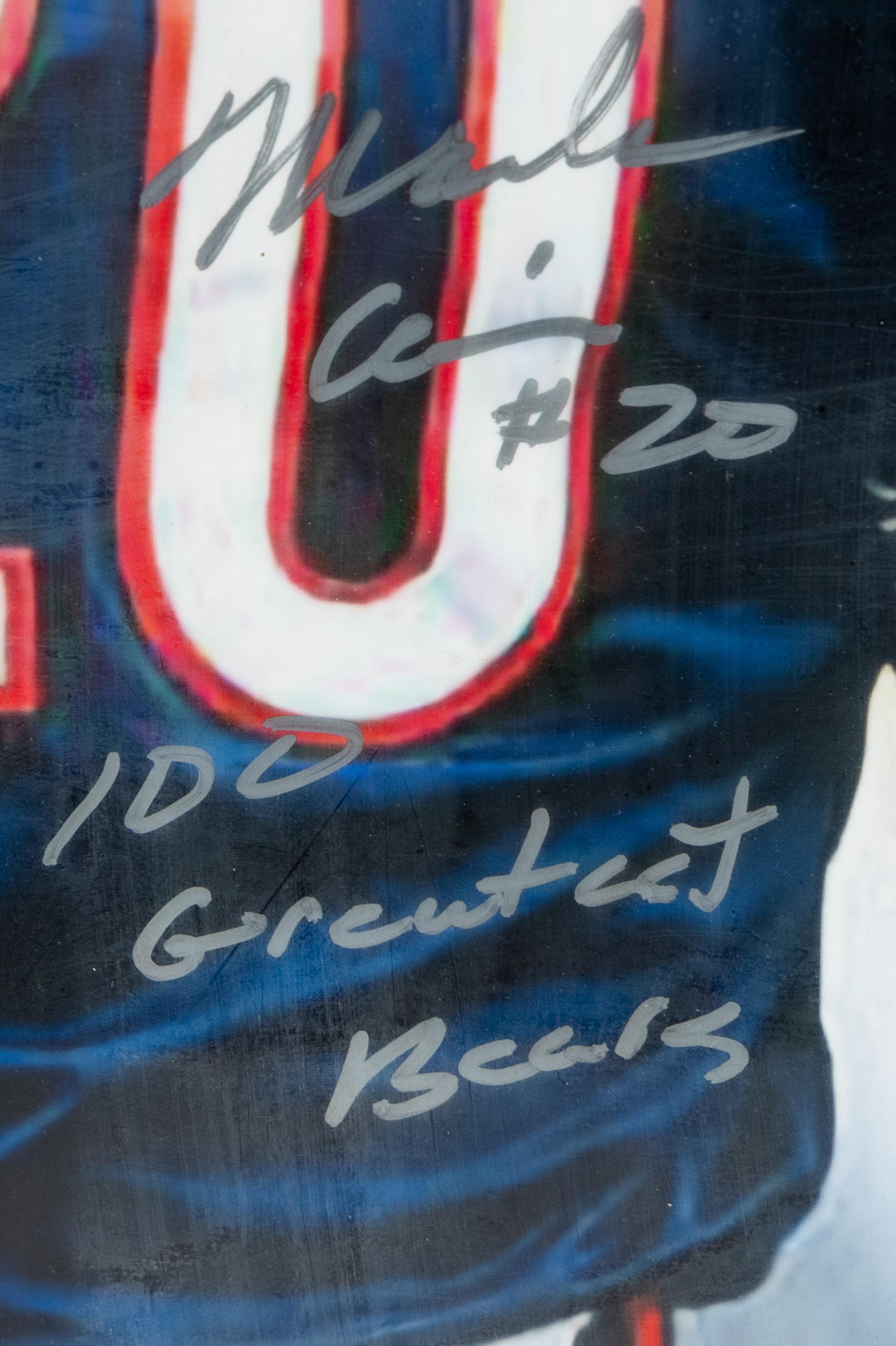 A Collection of 1990s Chicago Bears Signed Displays Including Mike Ditka and Mark Carrier