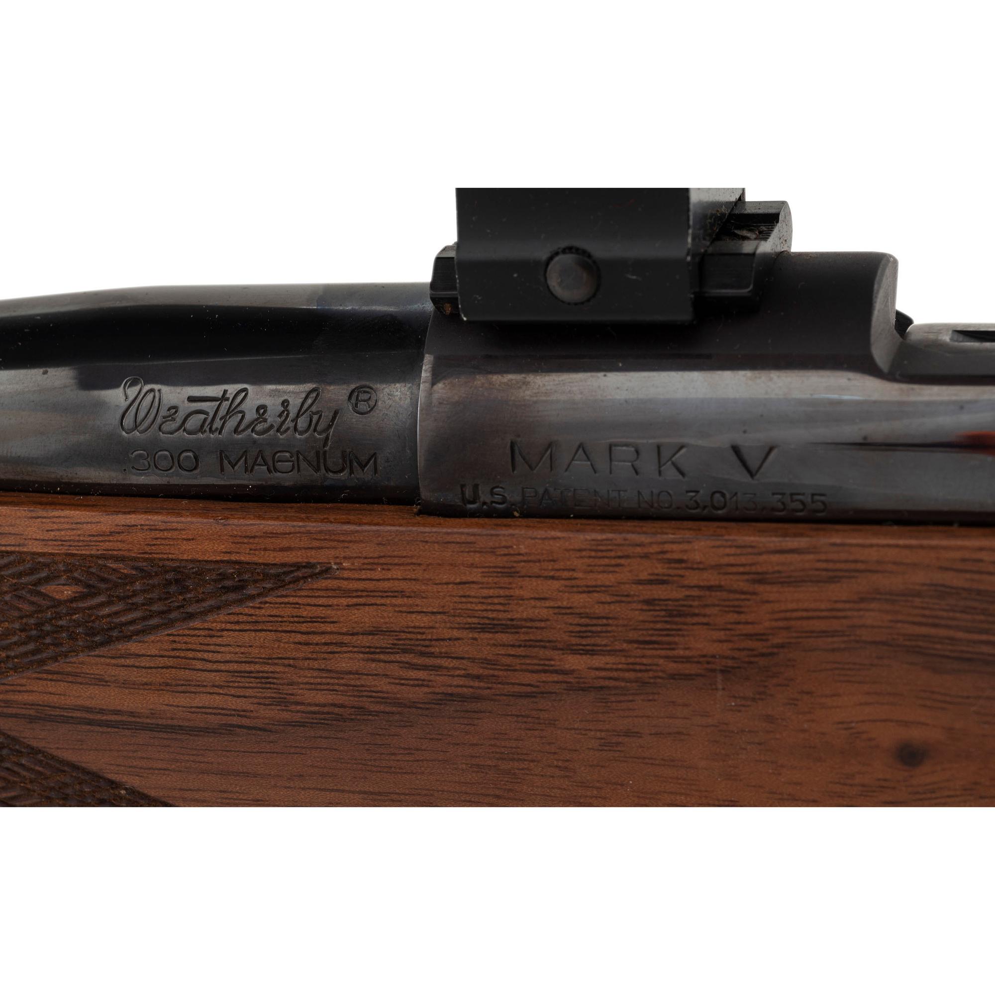 * Weatherby Mark V Rifle in .300 Magnum with Scope