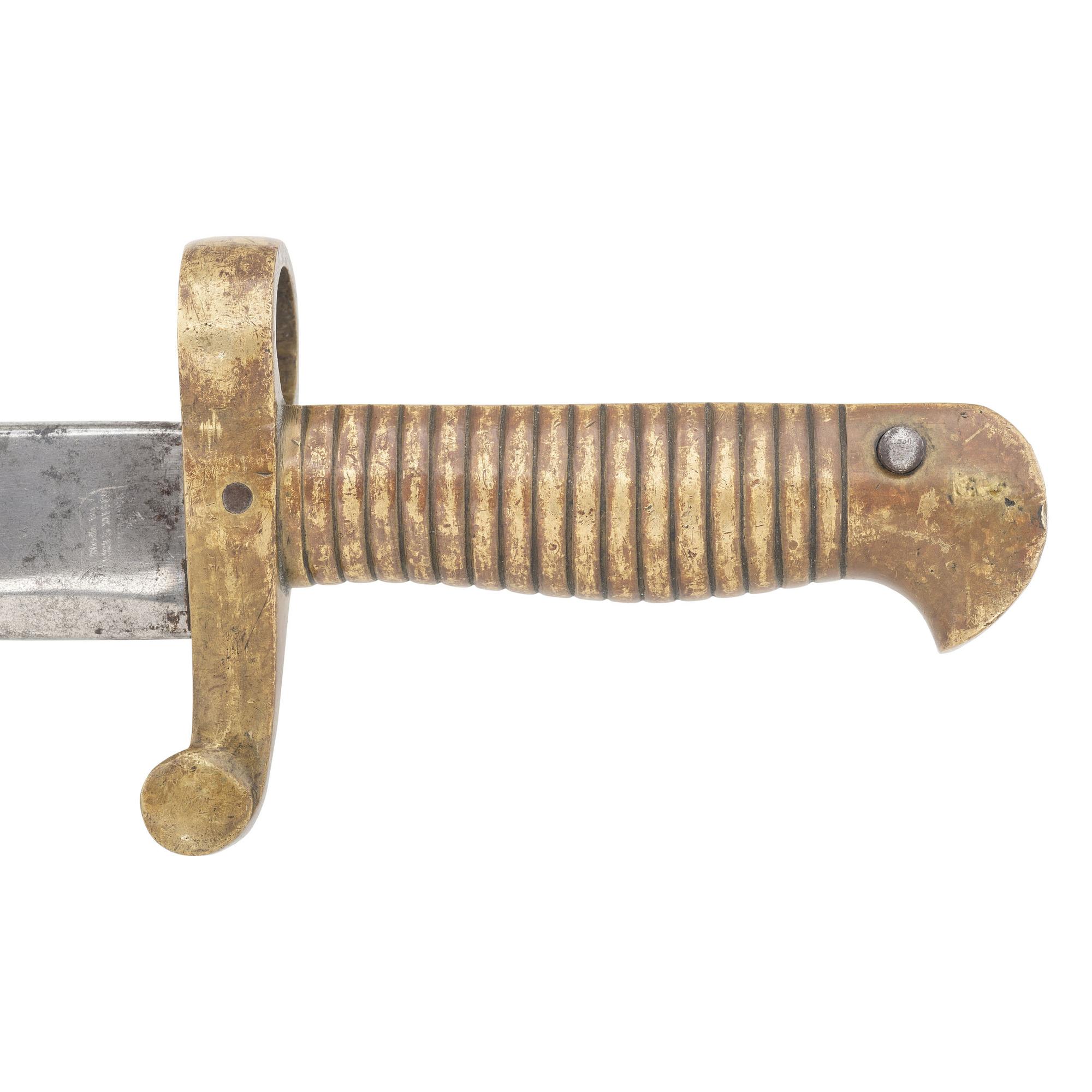 Two Spencer Rifle Socket Bayonets and a Sharps Rifle Saber Bayonet