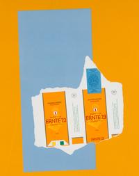 Summer Light Series: Harvest, with Blue Shadow , 1973