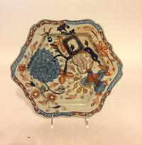 An English Ironstone Charger. Diameter 11 1/2 inches.