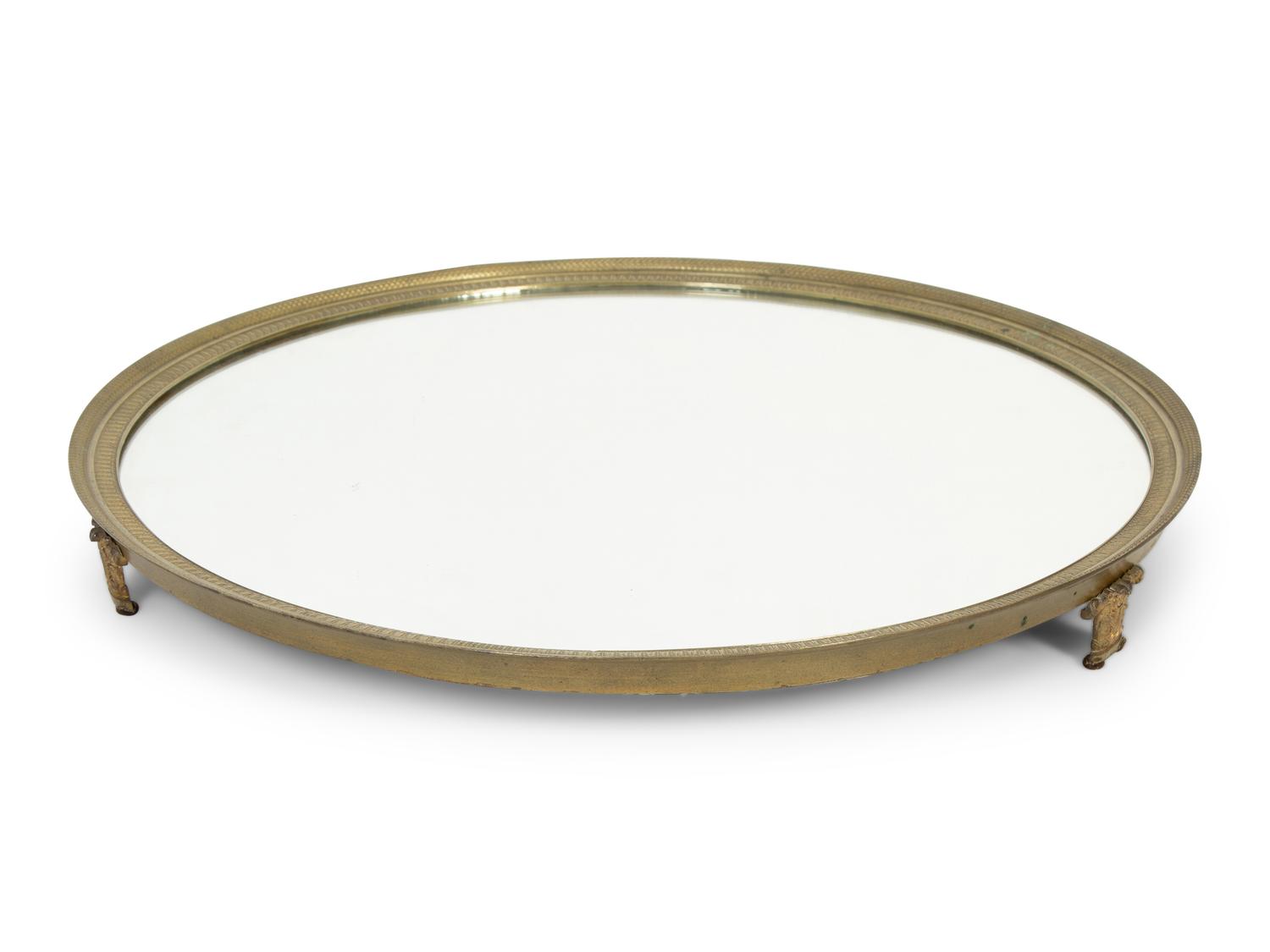 A French Gilt Bronze Mirrored Table Plateau — 19TH CENTURY