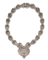A Sterling Silver Arrow Motif Necklace, Taxco, 71.80 dwts.