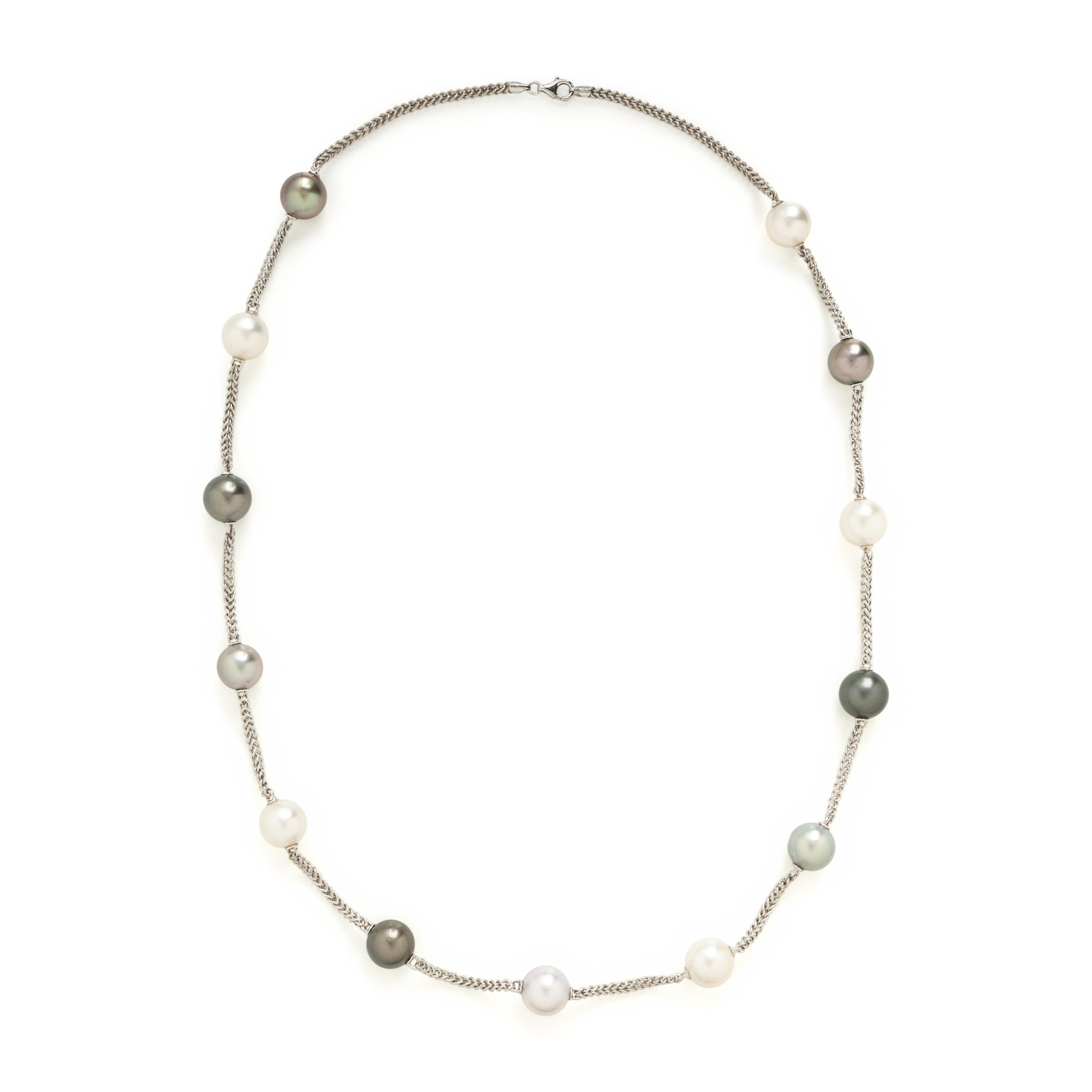 Yvel, Cultured Pearl and White Gold Necklace