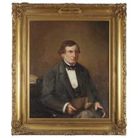 American School 19th century Portrait of William L. Hirst (1804-1876)