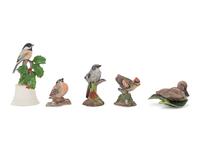 A Group of Five Boehm Birds