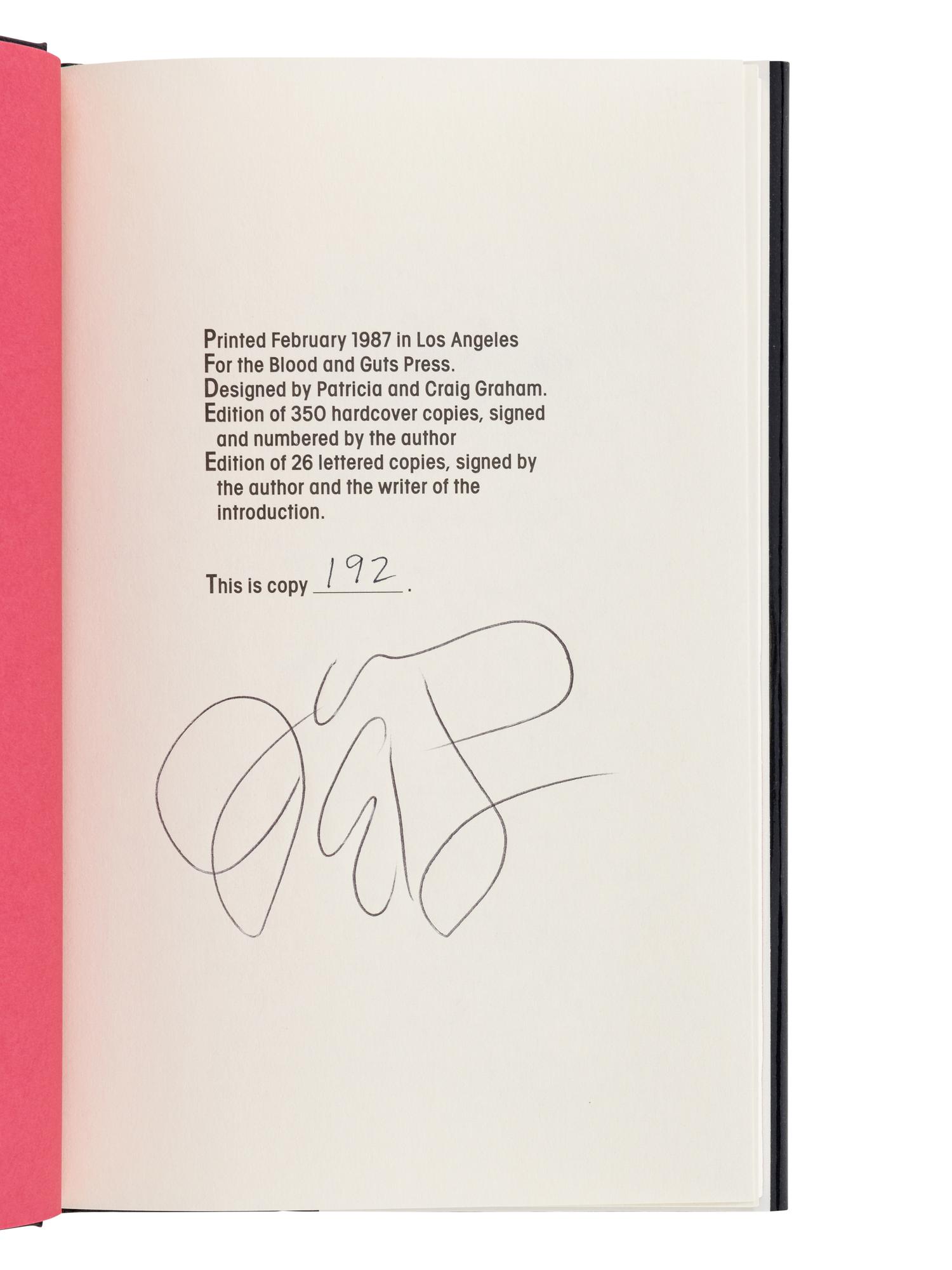 ELLROY, James (b. 1948). A group of 10 works by Ellroy, MOST FIRST EDITION, ALL SIGNED OR INSCRIBED, comprising: