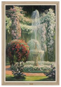 Jardin Fleuri à La Fontaine , 1936