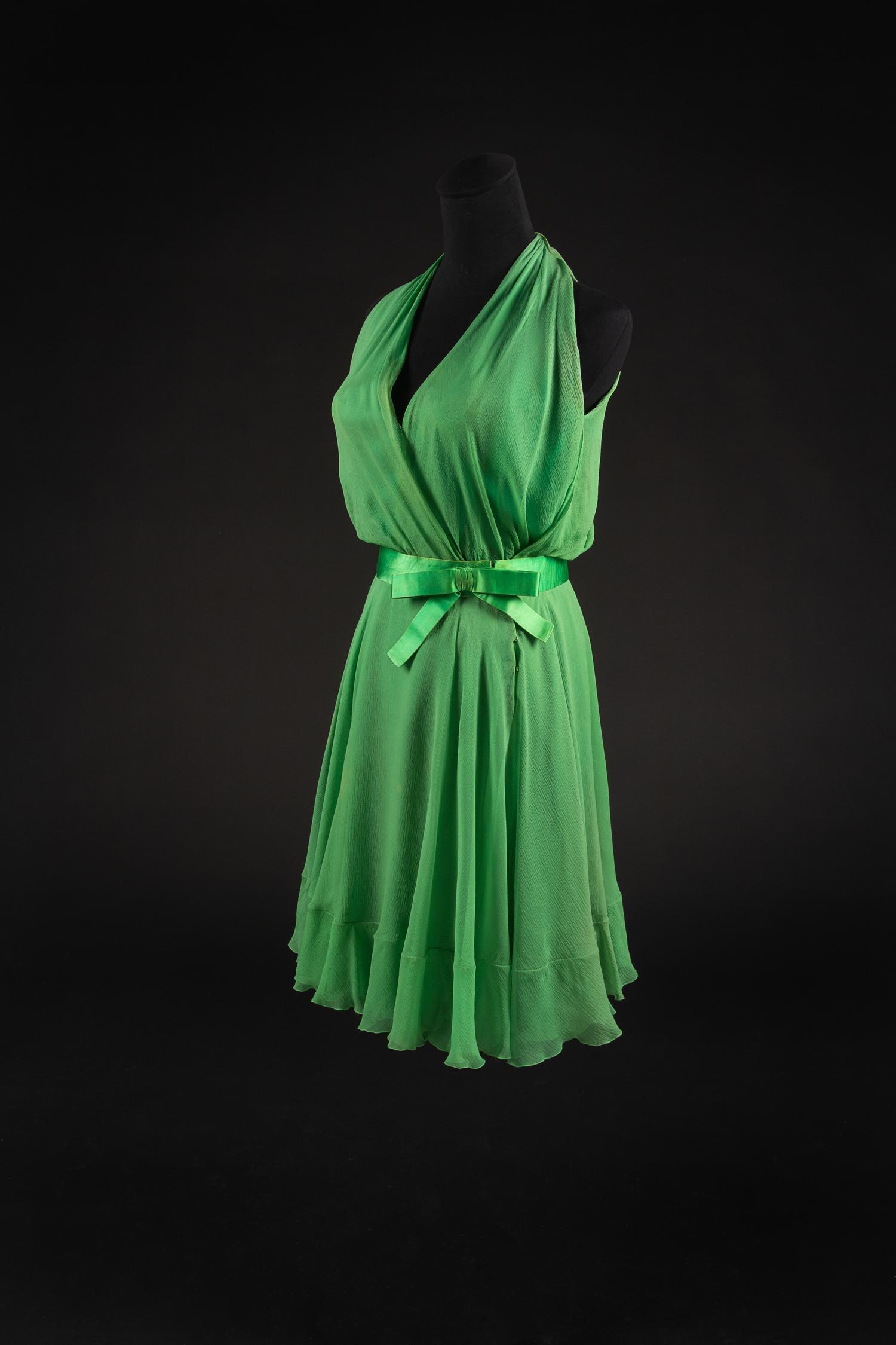 Christian Dior by Marc Bohan Haute Couture Dress, Inner Bodice and Shoes, Spring-Summer 1964 — Worn by Dame Olivia de Havilland in the 1964 movie 'Hush...Hush, Sweet Charlotte'.