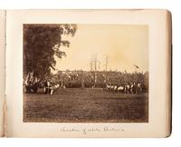 [EARLY PHOTOGRAPHY] -- [INDONESIA]. Album containing photographs of Java [Dutch East Indies]. Ca 1860s.